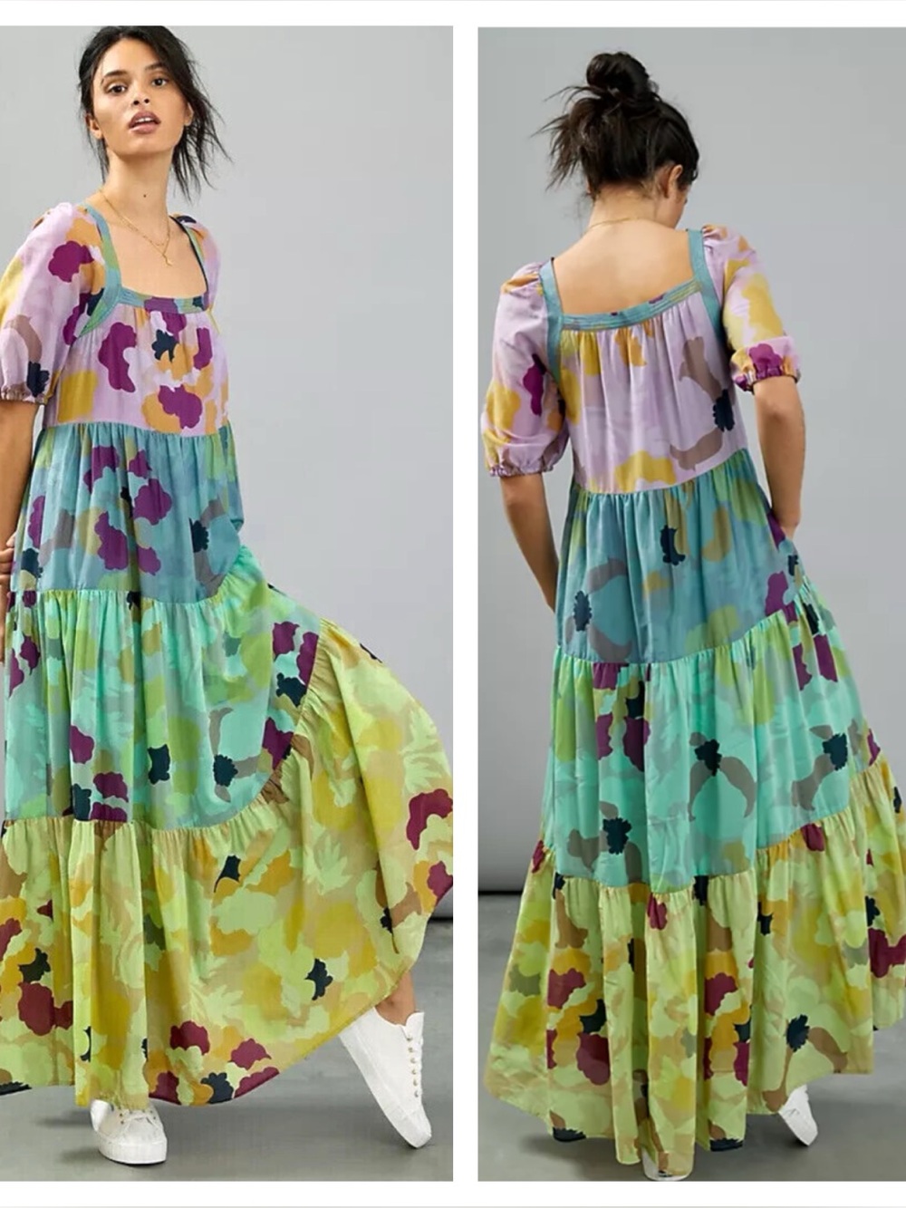 Anthropologie Caroline Tiered Maxi Dress - Picture 4 of 16